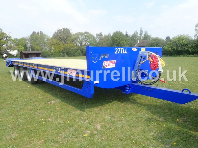 New JPM 27TLL Beaver Tail Low Loader Plant Trailer For Sale 0
