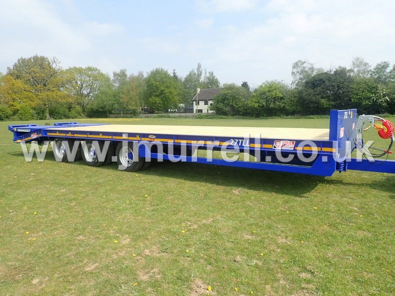 New JPM 27TLL Beaver Tail Low Loader Plant Trailer For Sale 2