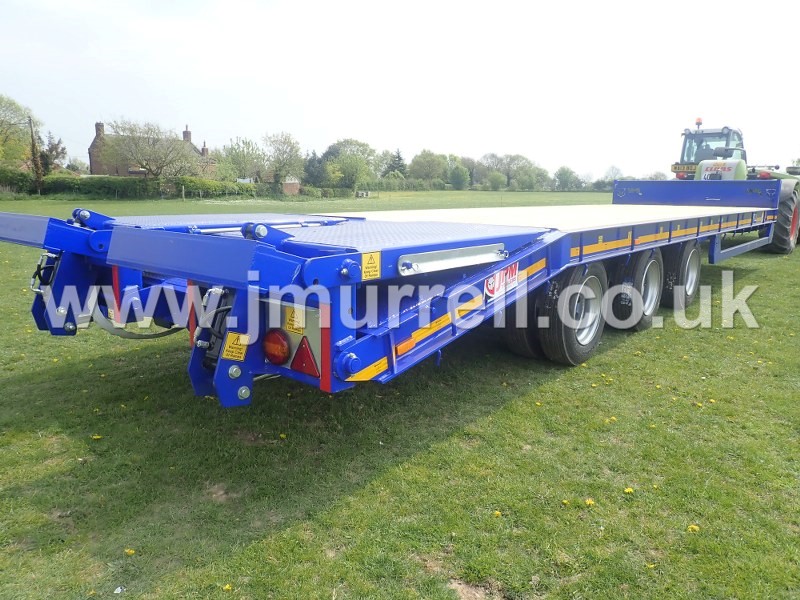 New JPM 27TLL Beaver Tail Low Loader Plant Trailer For Sale 3