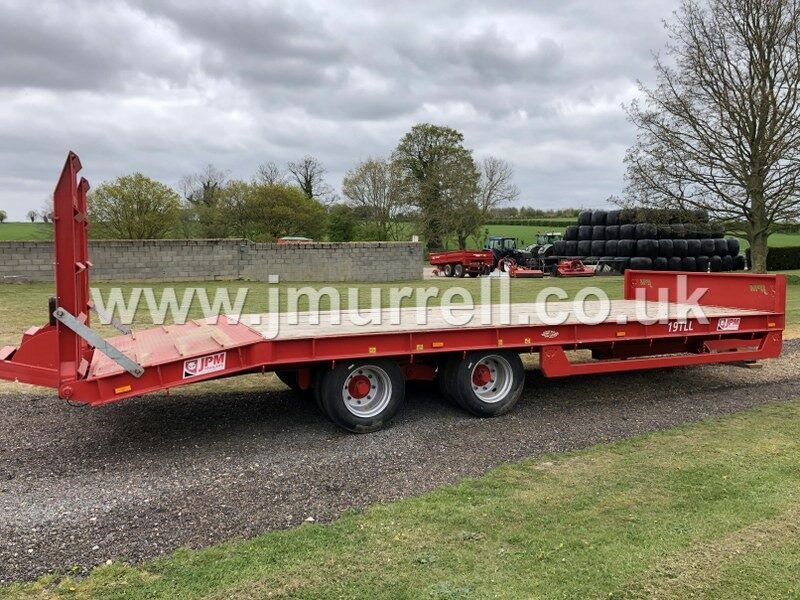 Used JPM 24ft 19TLL plant machinery trailer for sale 5