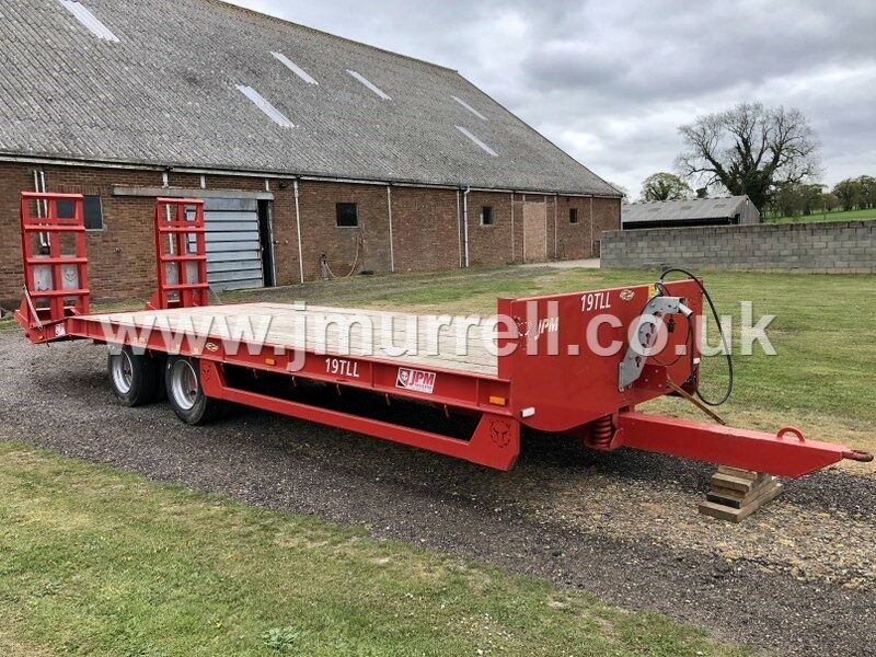 Used JPM 24ft 19TLL plant machinery trailer for sale 6