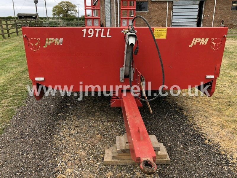 Used JPM 24ft 19TLL plant machinery trailer for sale 7