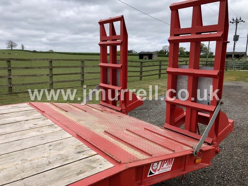 Used JPM 24ft 19TLL plant machinery trailer for sale 9
