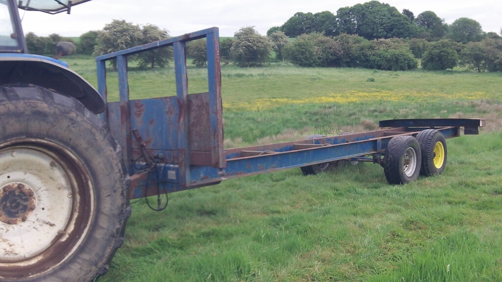 AS flat  bed Trailer 0