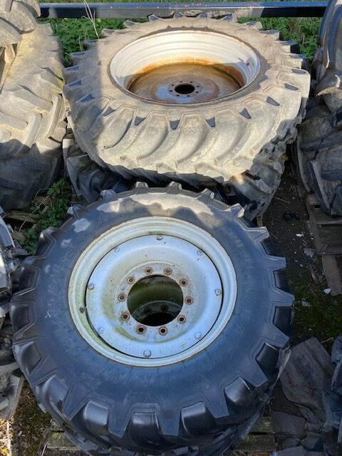 2M36347C – Pair of 18.4R38 & 14.9R28 Wheels and Tyres