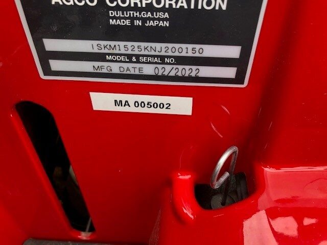 MA005002 New Massey Ferguson 1525 HP Compact Tractor