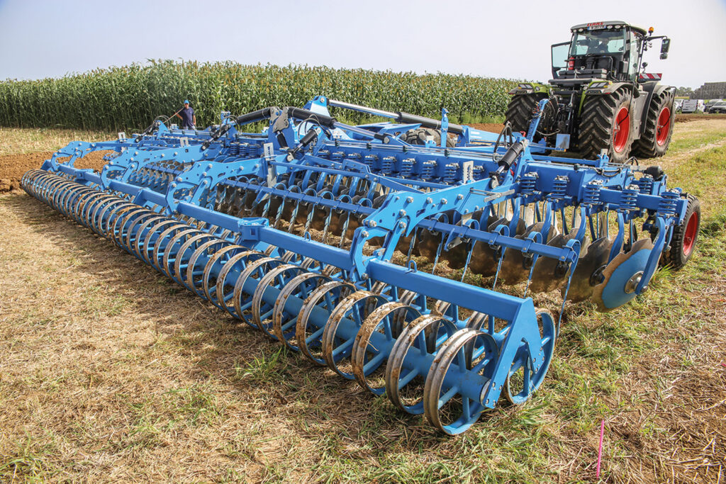 Photo of a Lemken compact disc harrow.