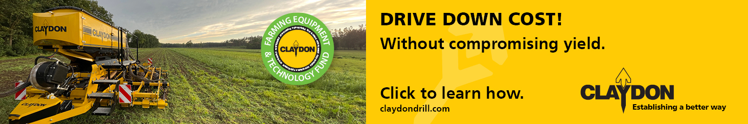 Claydon advert on farm machinery website
