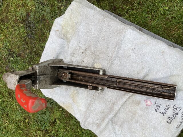 Vintage DWS Industrial Carton Stapler