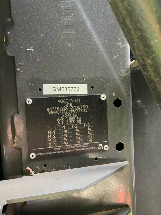 GM035772 NEW FENDT ROTANA 130F BALER