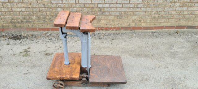 Antique Wooden Sack Weigher