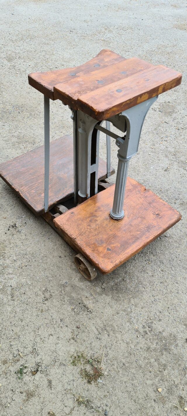 Antique Wooden Sack Weigher