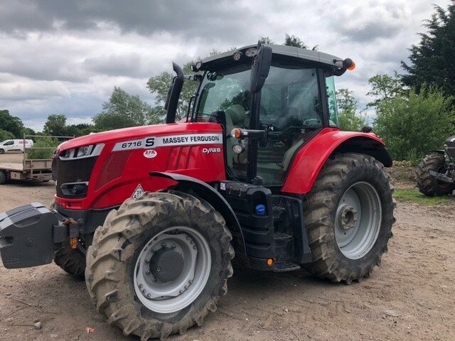 TH000776 2020 MASSEY FERGUSON 6716S EFD6 4WD TRACTOR