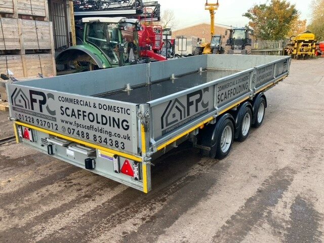 TG000619 Ifor Williams Lm166 Tri Flatbed