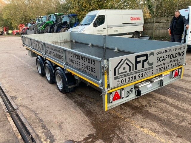 TG000619 Ifor Williams Lm166 Tri Flatbed