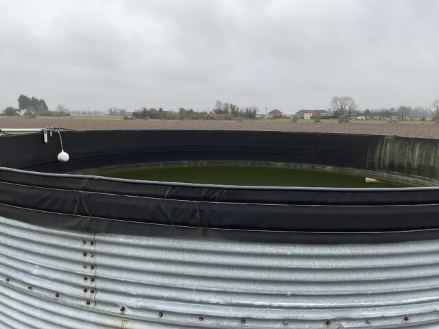 water tank.