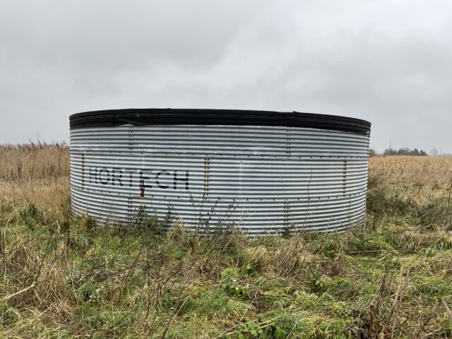 water tank.