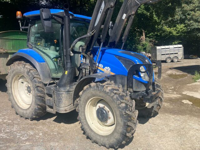 NEW HOLLAND T6.145 EC & QUICKE Q4S LOADER