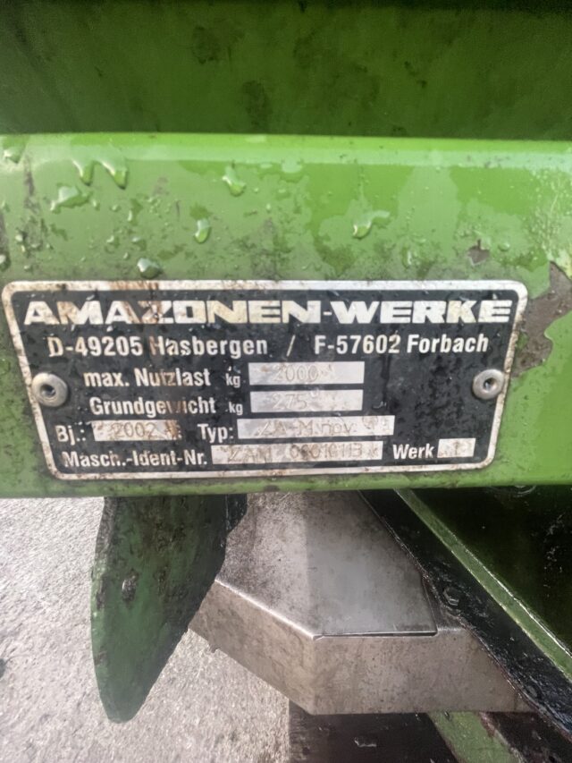 amazone fertiliser spreader