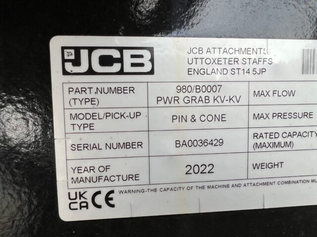 IM000016 JCB JCB - 7' 6' 1.7CUM GRAB