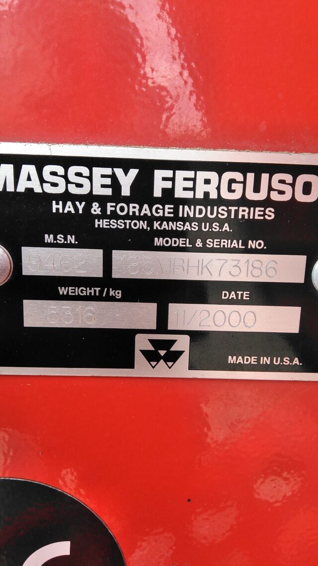 Massey Ferguson 185 baler