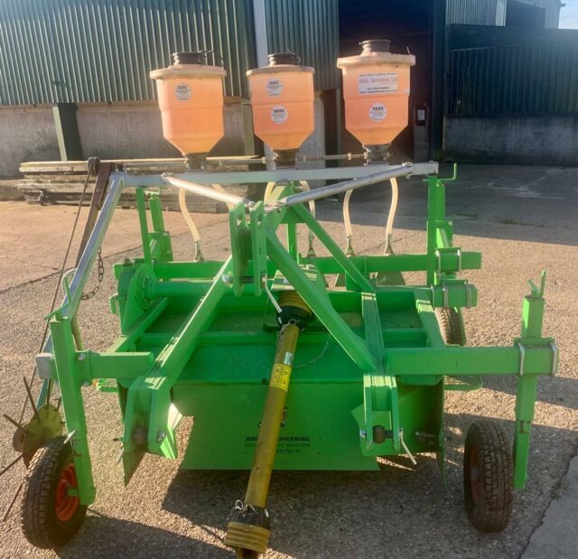 JONES FRONT BED TILLER WITH CHEMICAL APPLICATORS