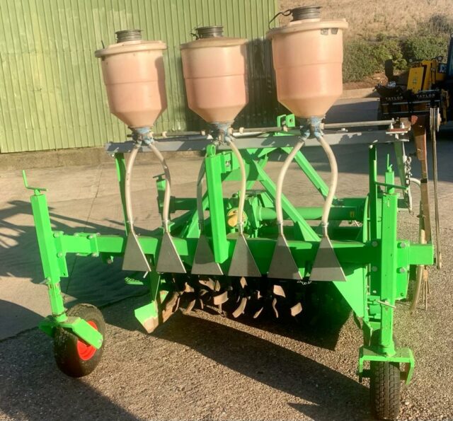JONES FRONT BED TILLER WITH CHEMICAL APPLICATORS