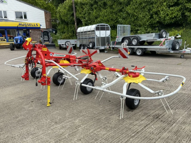 NEW Pottinger HIT 4.54 4 Rotor Tedder For Sale