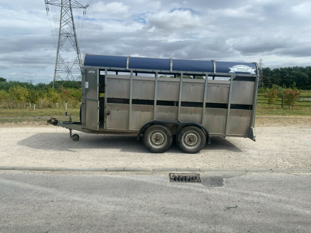 USED Graham Edwards 14ft Livestock Trailer For Sale