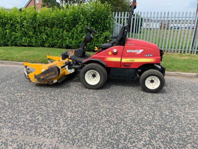USED Shibaura CM374 c/w Muthing Flail For Sale