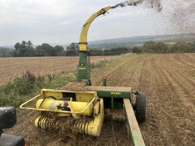 Johne Deere  trailed forage