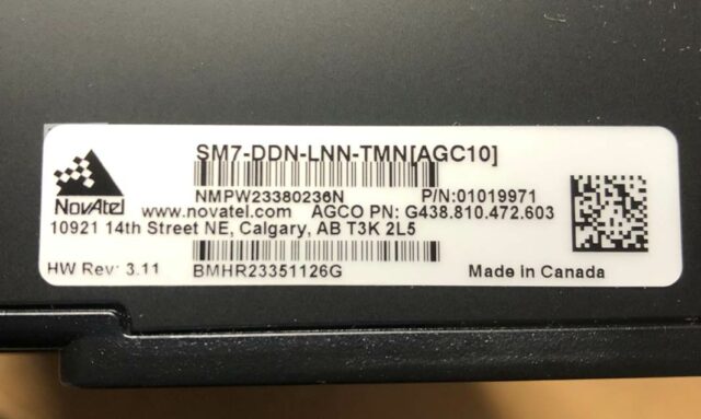 I2000304 NOVATEL SMART 7 RECEIVER