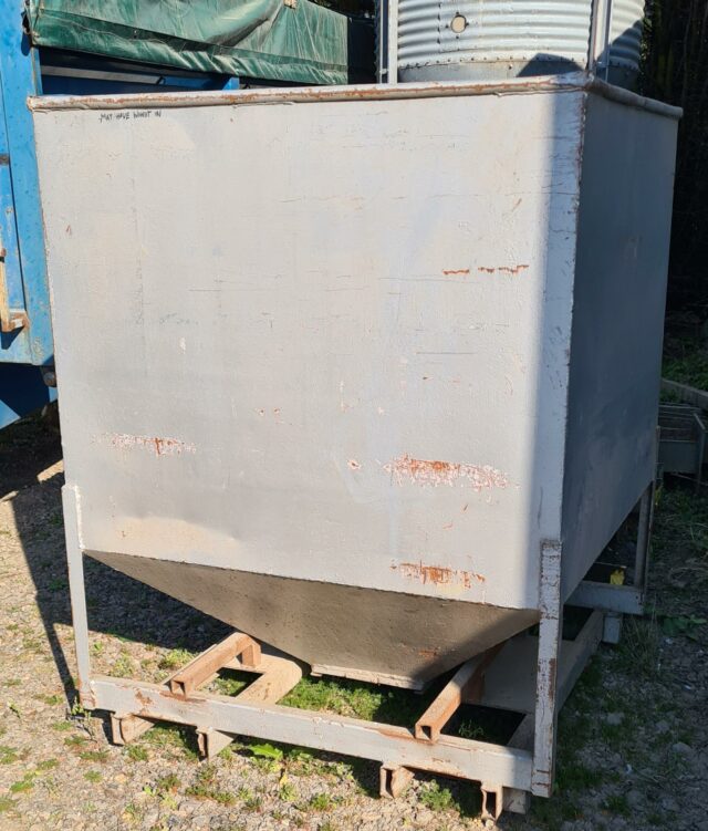 Silver 1T Grain Square Hoppers