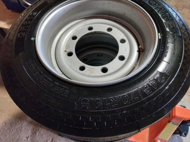 4 New Trailer Tyres & Rims 245/70R19.5