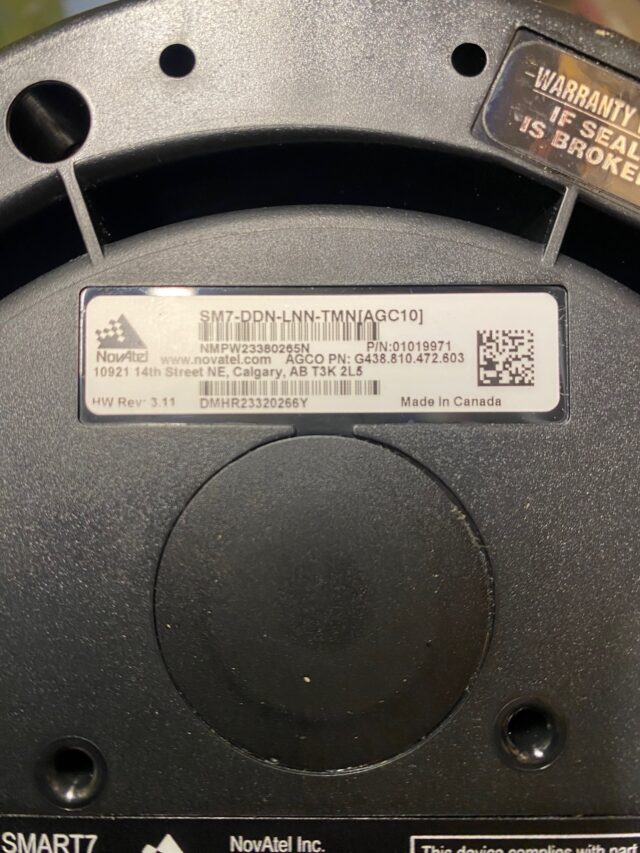 IG000003 NOVATEL SMART 7 RECEIVER RTK