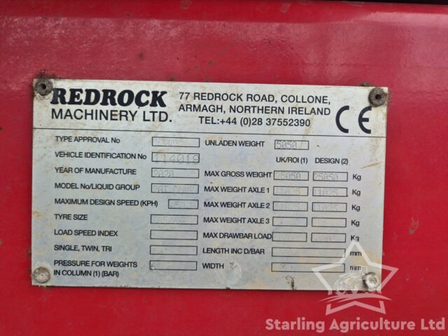 RedRock 20T Dump Trailer