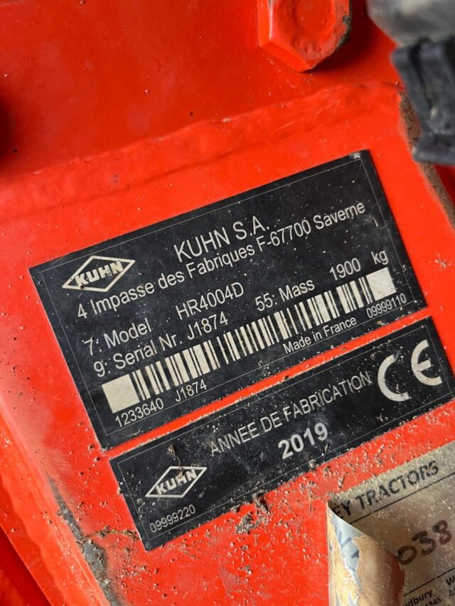 *DUE IN* KUHN HR4004 & VENTA LC402