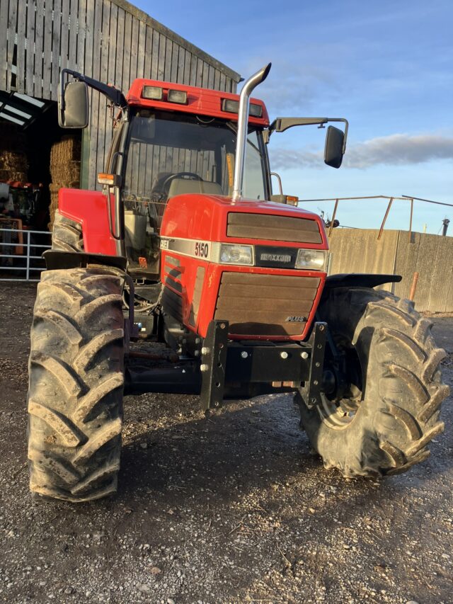 One- 1994 Case 5150 Plus 4wd tractor
