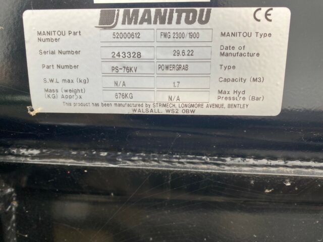 2M39855A MANITOU POWERGRAB 7FT 6″