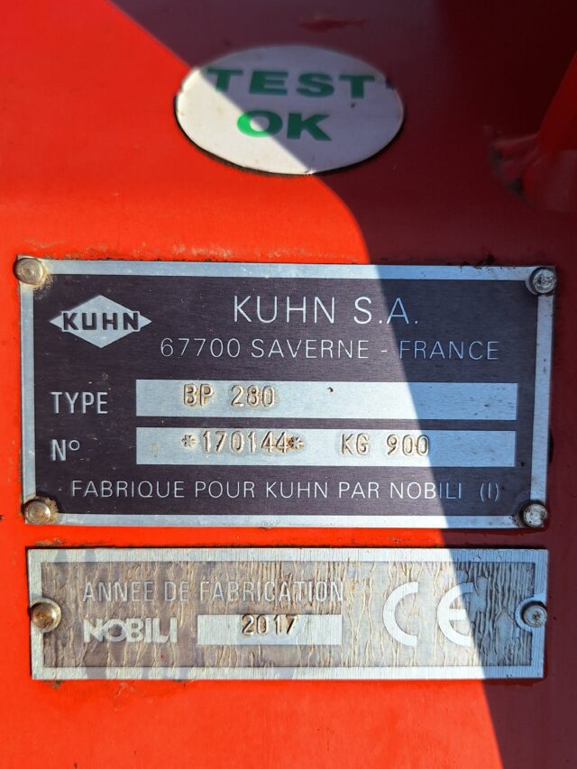 Kuhn BP280 Flail Mower