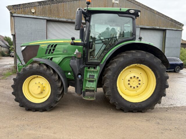 One- 2016 John Deere 6195R Tractor
