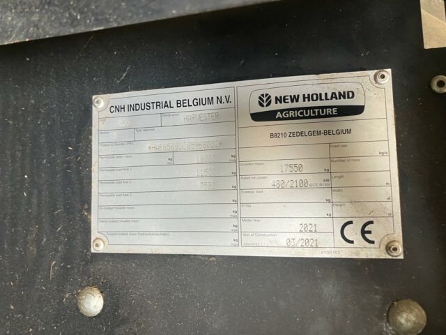 HEW HOLLAND FR650 & 3M GRASS PICK UP