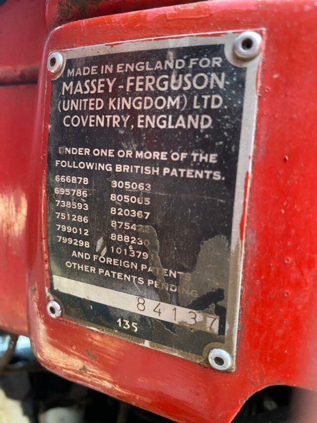 Massey Ferguson 135 – 1967