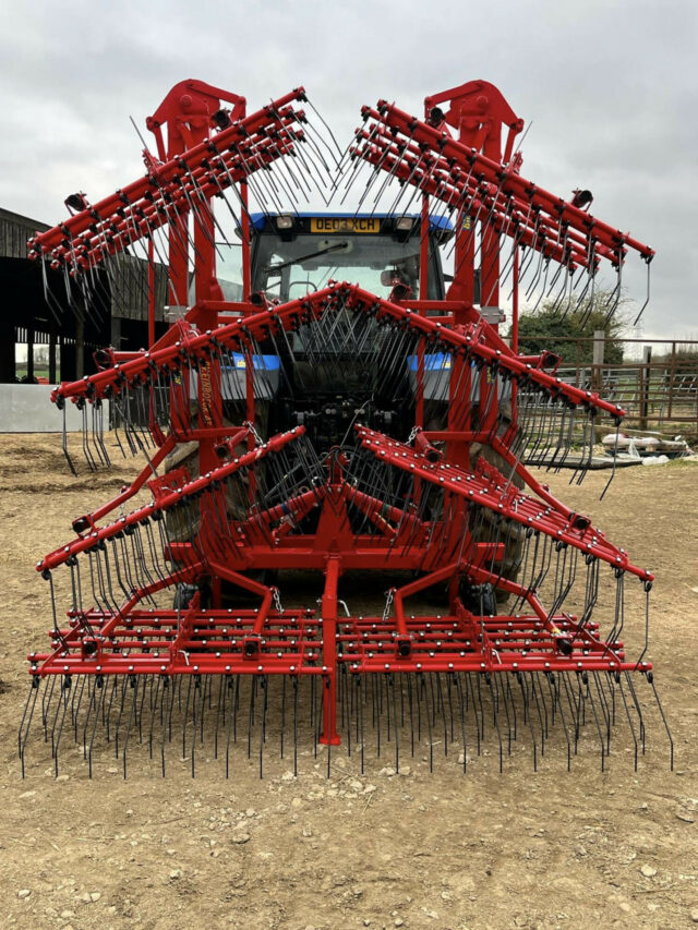 USED Einbock Aerostar Classic 12m Grass Harrow For Sale