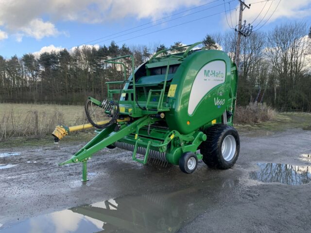 USED McHale V660 Round Baler For Sale