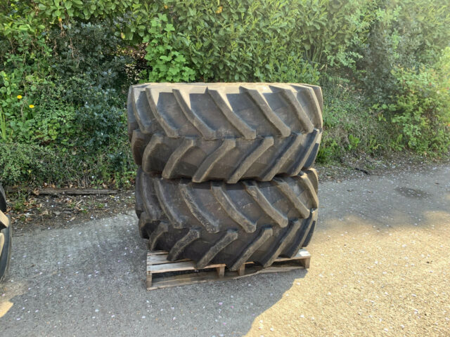 USED Full Set of New Holland T7 SWB Wheels & Tyres For Sale