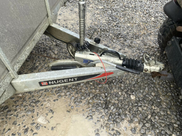 USED Nugent L4318T Livestock Trailer For Sale