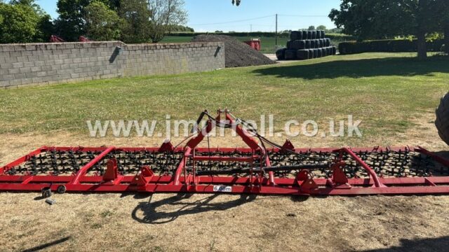 New JM 6 Meter heavy duty grass harrow