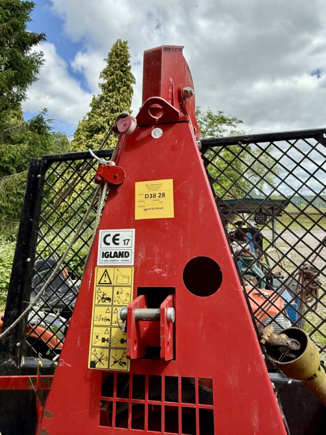 Igland 60 Timber Winch – 3 Point Linkage