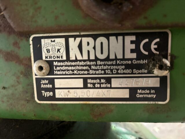 Krone KW5.50/4×7 4 rotor Tedder